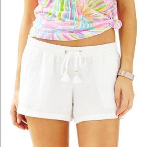 Lilly Pulitzer Linen Beach Shorts XS